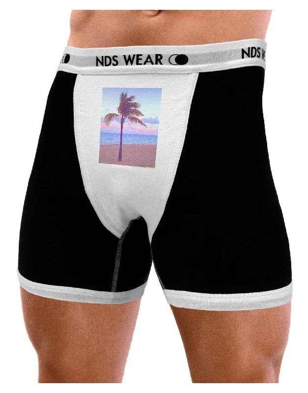 Palm Tree Beach Filter Mens Boxer Brief Underwear