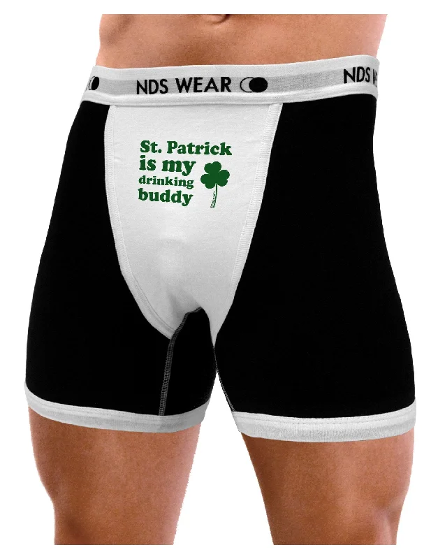 St Patrick is my Drinking Buddy Mens Boxer Brief Underwear