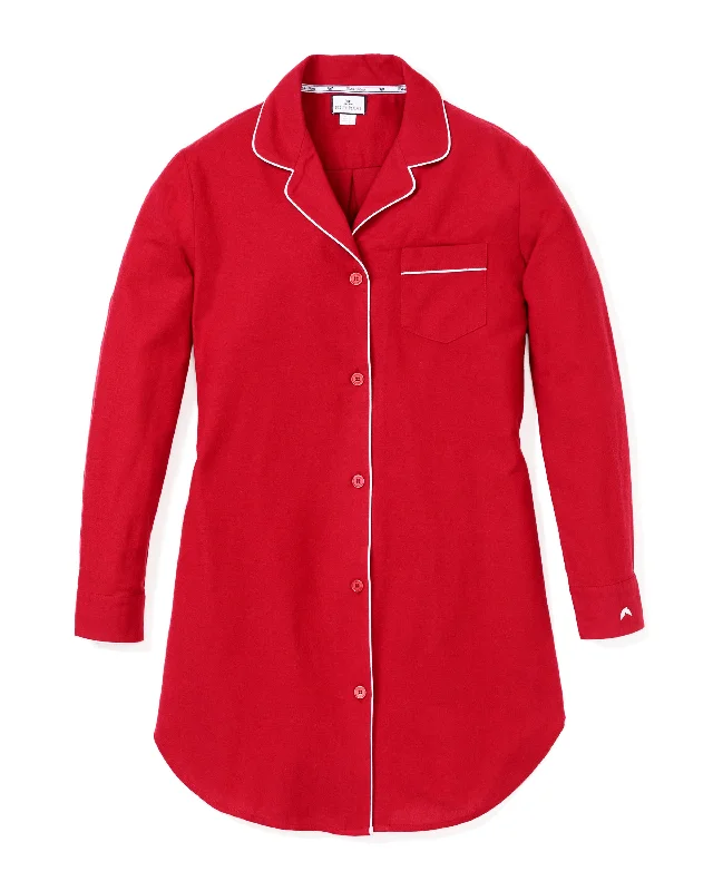 Women’s Red Flannel Nightshirt