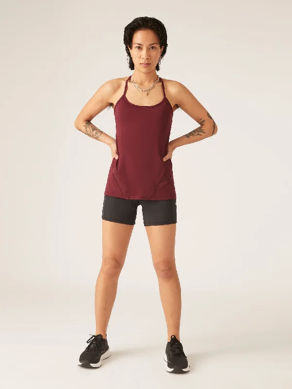 Active Racerback Cami Aubergine