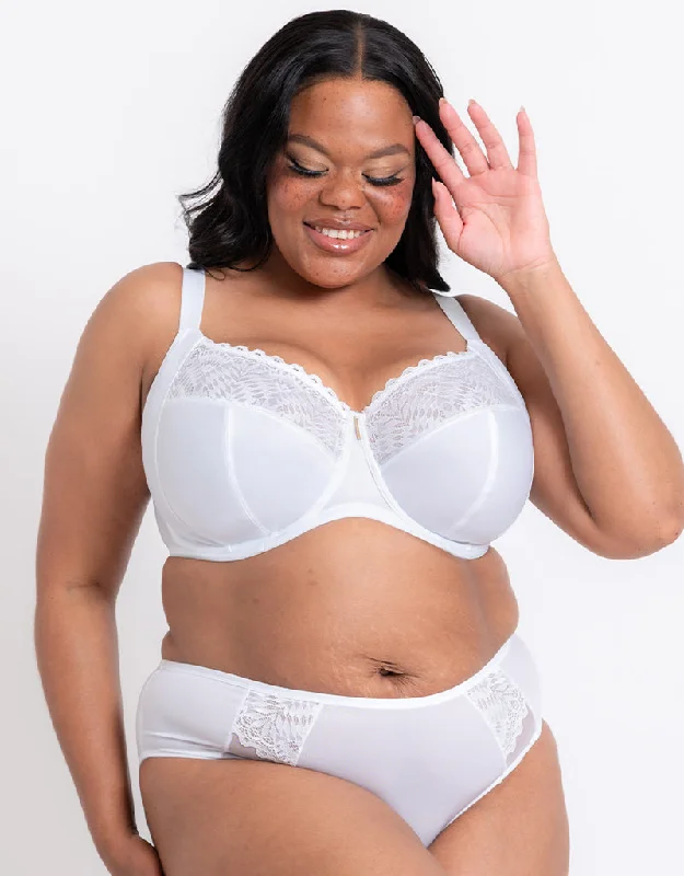 Adella Athena Full Cup Side Support Bra White