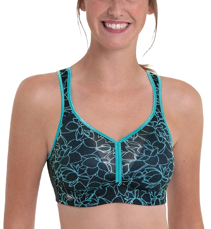 Anita Active Air Control Delta Pad Softcup Sports Bra (5544) - Flower Vibes