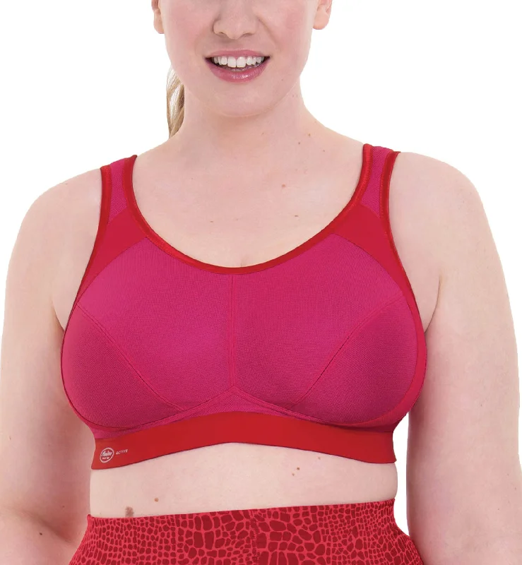 Anita Extreme Control Wireless Sports Bra (5527) - Candy Red