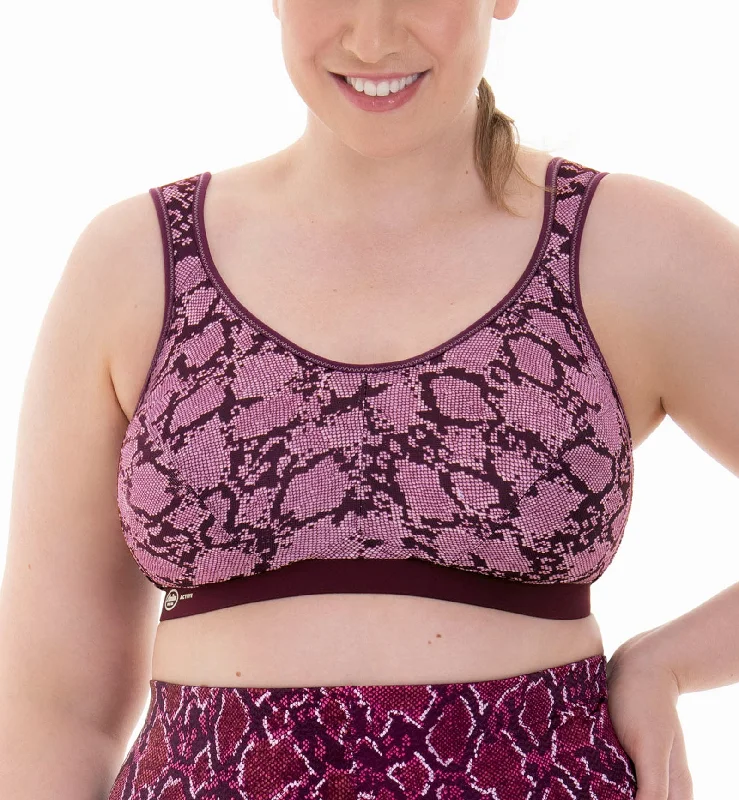 Anita Extreme Control Wireless Sports Bra (5527) - Rose Berry