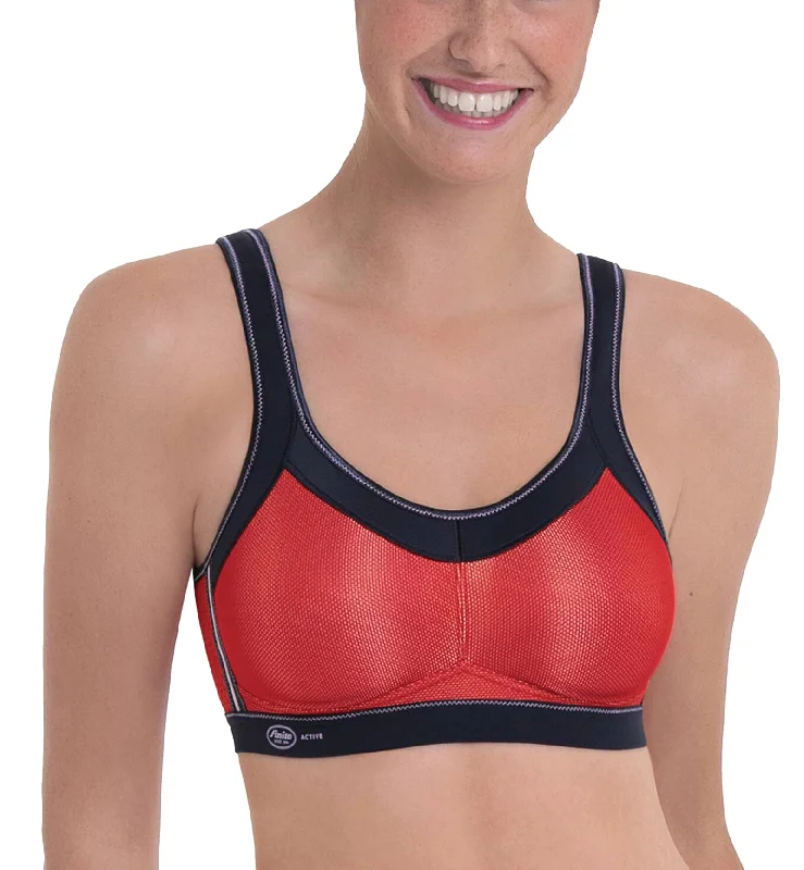 Anita Momentum Max Support Wireless Sports Bra (5529) - Red/Blue Iris