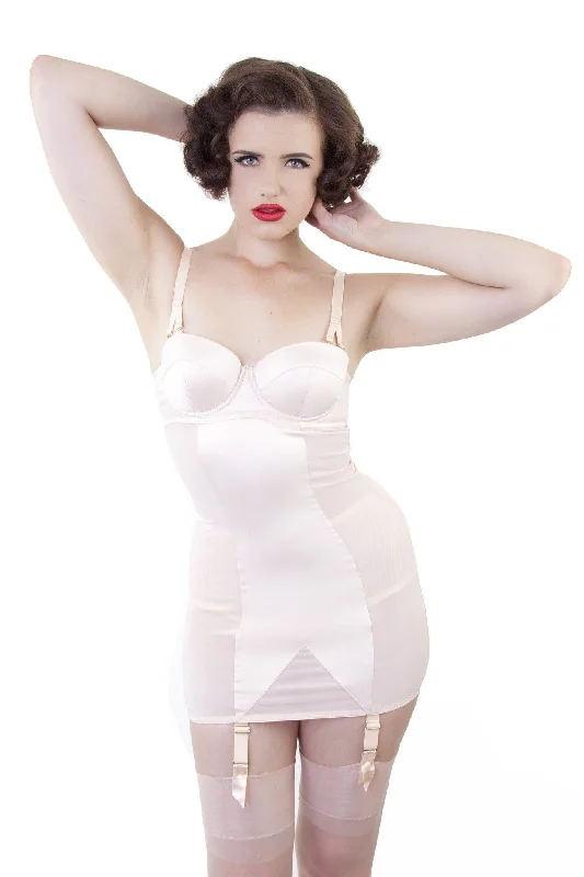 Bettie Page Curve Creator Shaping Slip Peach