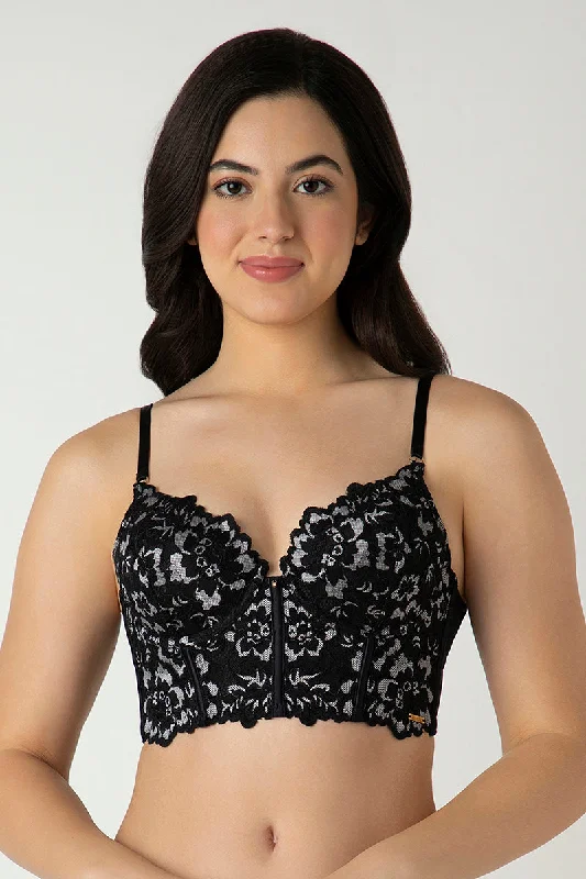 Femme Lace Longline Bra