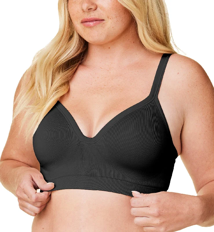 BRAVADO! DESIGNS Everyday Muse Plunge FULL CUP Wire-Free Bra (11012VFC) - Black