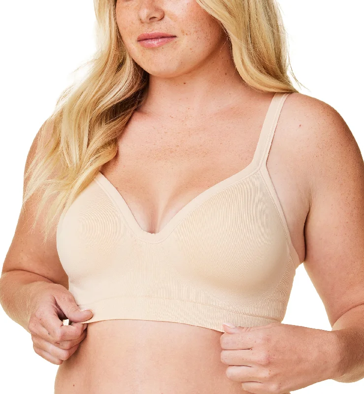 BRAVADO! DESIGNS Everyday Muse Plunge FULL CUP Wire-Free Bra (11012VFC) - Butterscotch