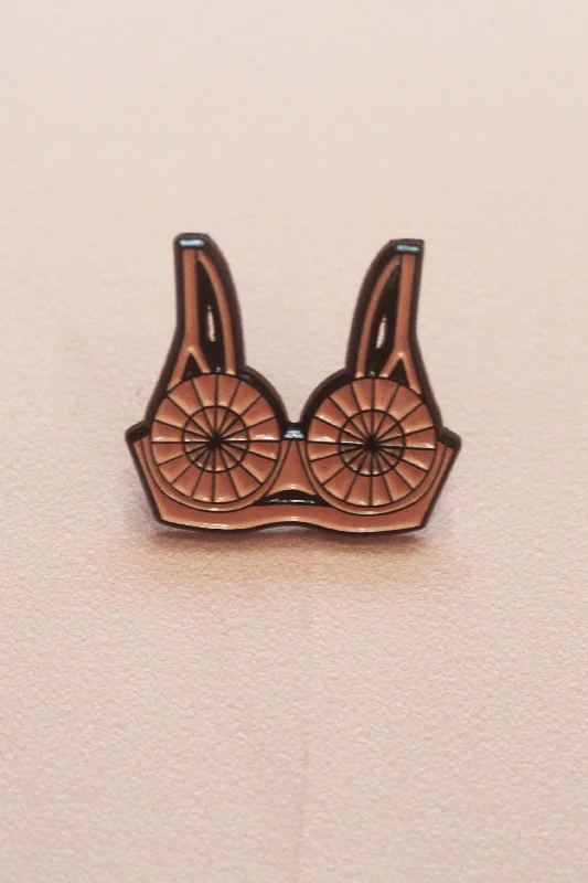 Bullet Bra Enamel Pin