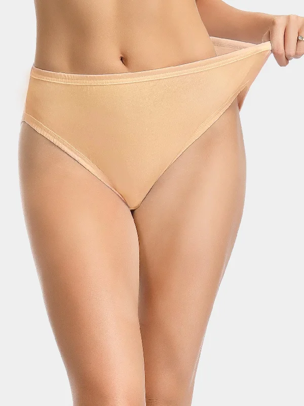 Cotton High-Cut Brief Plus Size Underwear Nude