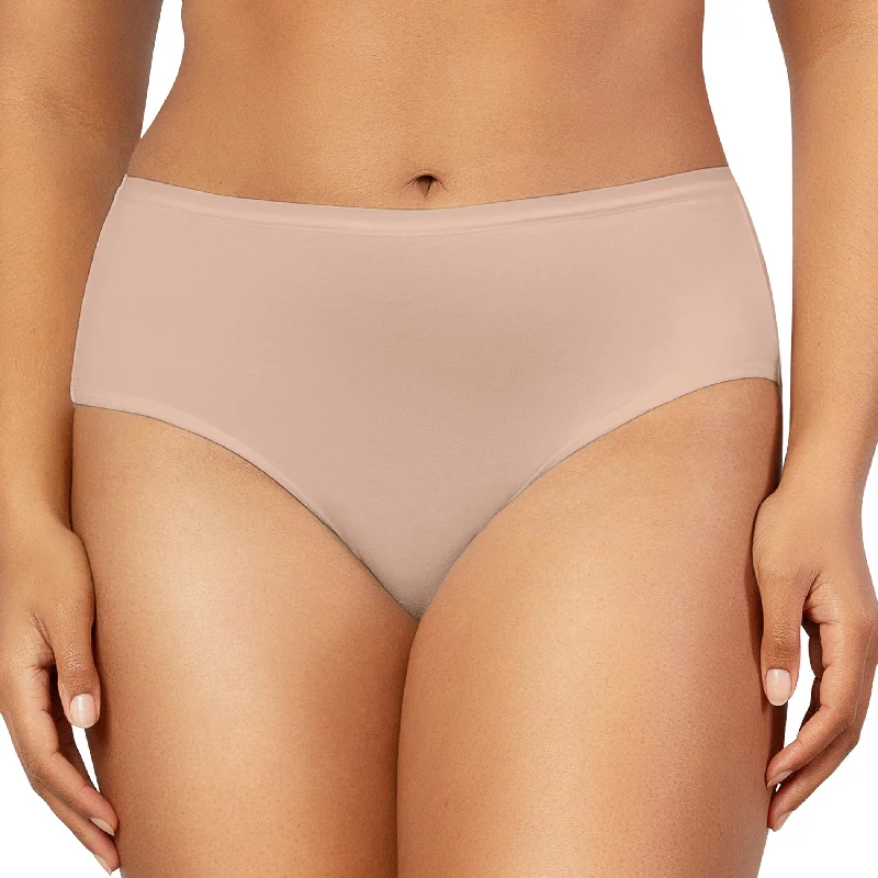 PARFAIT Cozy Brief PP5032 Cotton Like Fabric Full Coverage  - Bare