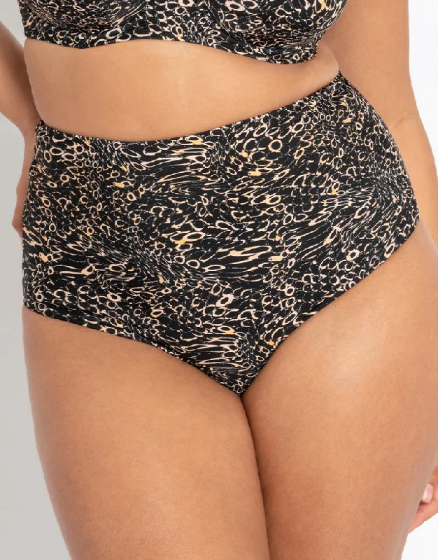 Curvy Kate Eclipso Reversible Bikini Bottom Print Mix