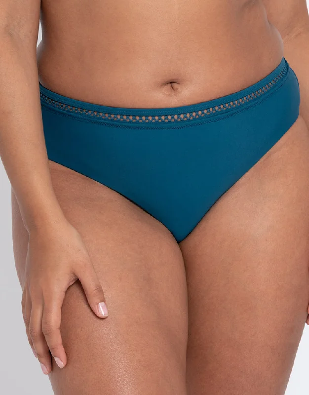 Curvy Kate First Class Classic Bikini Bottom Deep Teal