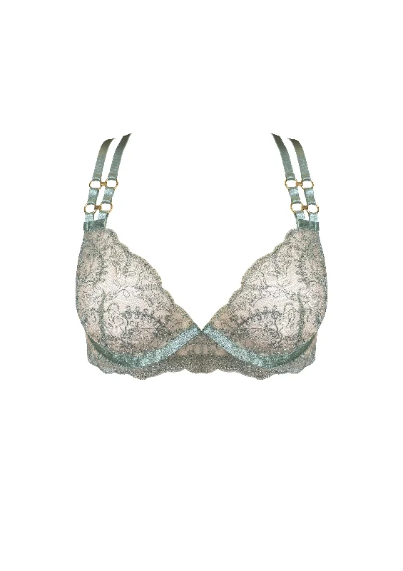 Cymatic Plunge Wire Bra