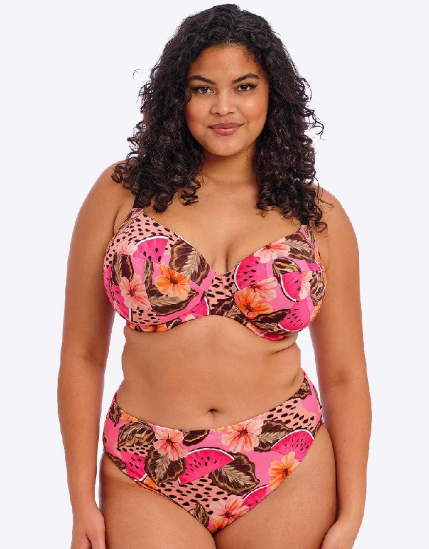 Elomi Cabana Nights Plunge Bikini Top Multi