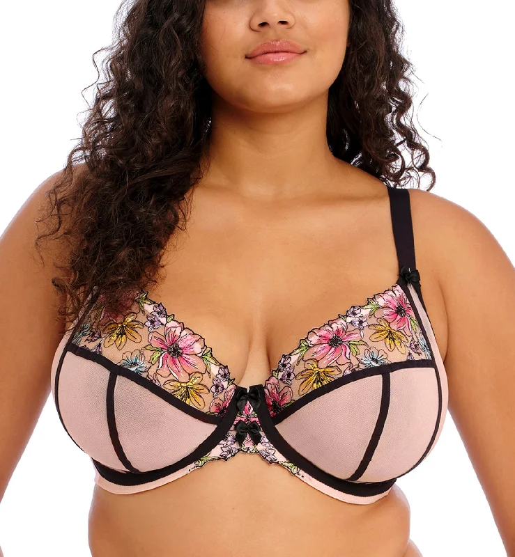 Elomi Carrie Plunge Underwire Bra (301802) - Ballet Pink