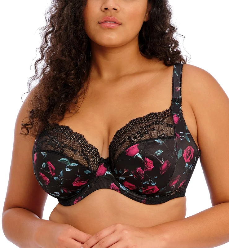 Elomi Lucie Banded Stretch Lace Plunge Underwire Bra (4490) - Rock N Rose