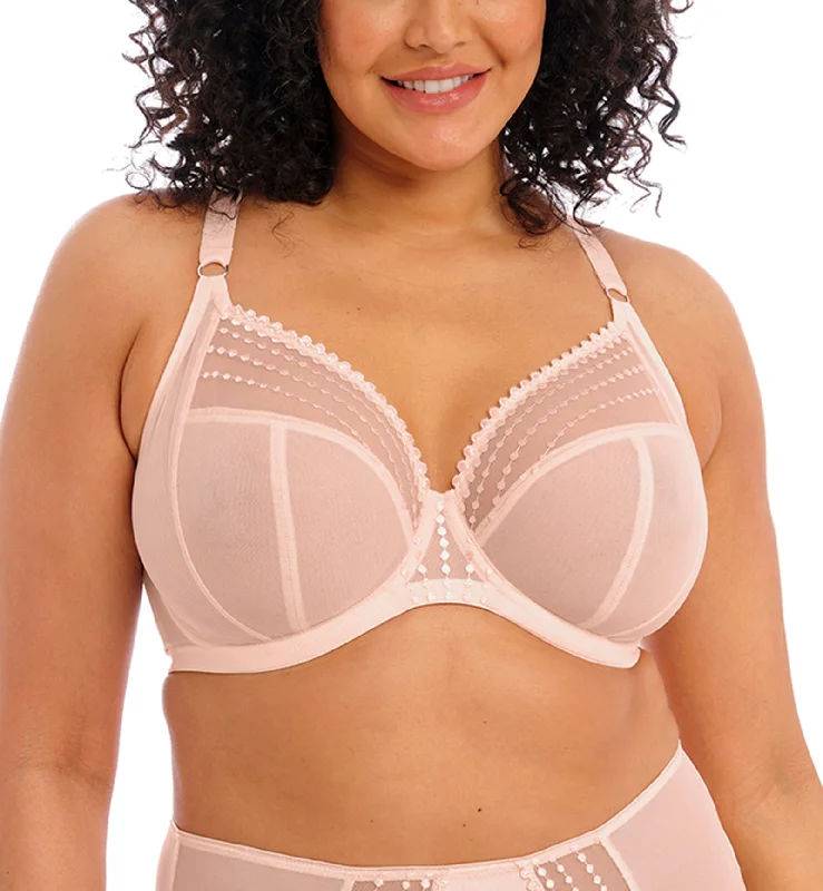 Elomi Matilda Banded Plunge Underwire Bra (8900) - Pearl Blush