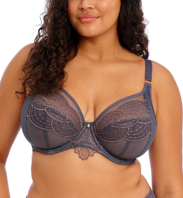 Elomi Priya Plunge Underwire Bra (4550) - Storm