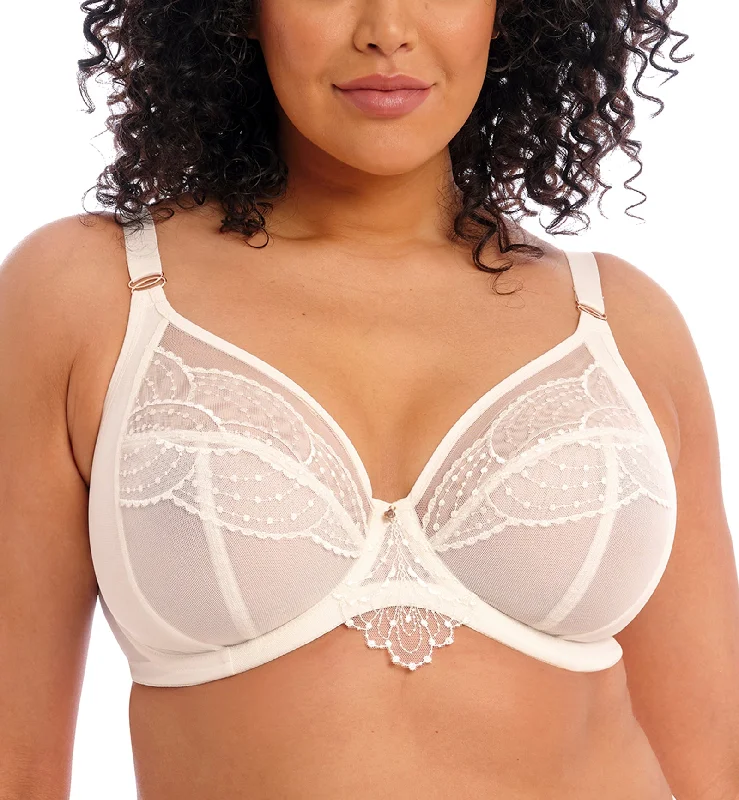 Elomi Priya Plunge Underwire Bra (4550) - Vanilla