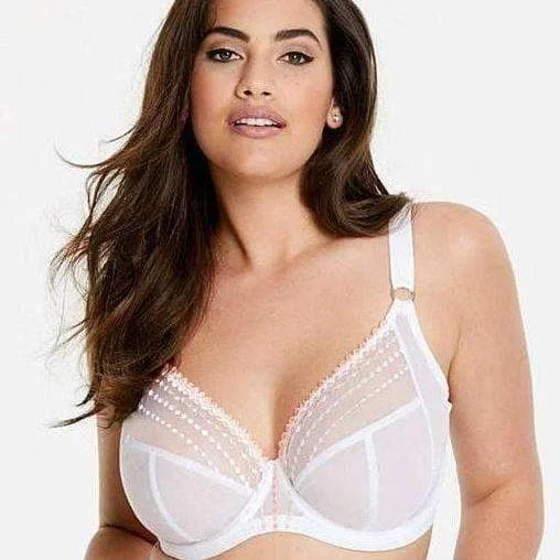 Elomi Matilda UW Plunge Bra in White EL8900