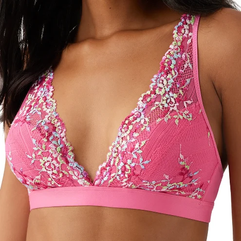 EMBRACE LACE BRALETTE HOT PINK