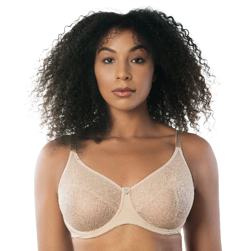 PARFAIT Enora P5272 Women's Full Bust Supportive Full Coverage Unlined Minimizer - E. Nude