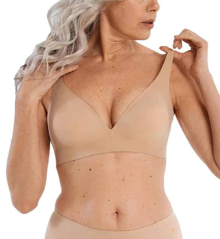 Evelyn & Bobbie Starlette Plunge Bralette (1842) - Sand