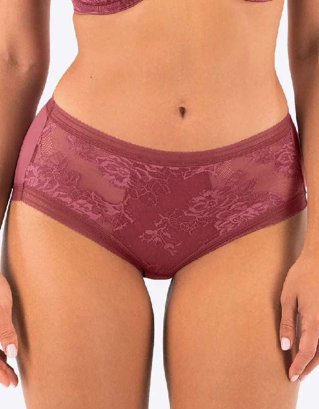 Fantasie Fusion Lace Brief Rosewood