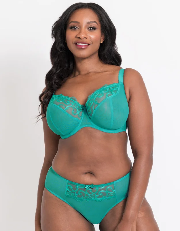 Flirtelle Alice Balcony Bra Blue Lagoon