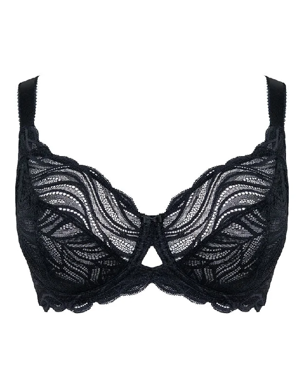 Flirtelle Elise Balcony Bra Black