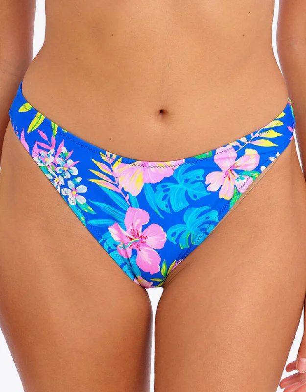 Freya Hot Tropics High Leg Bikini Brief Blue