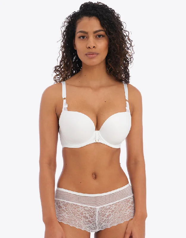 Freya Temptress Moulded Plunge Bra White