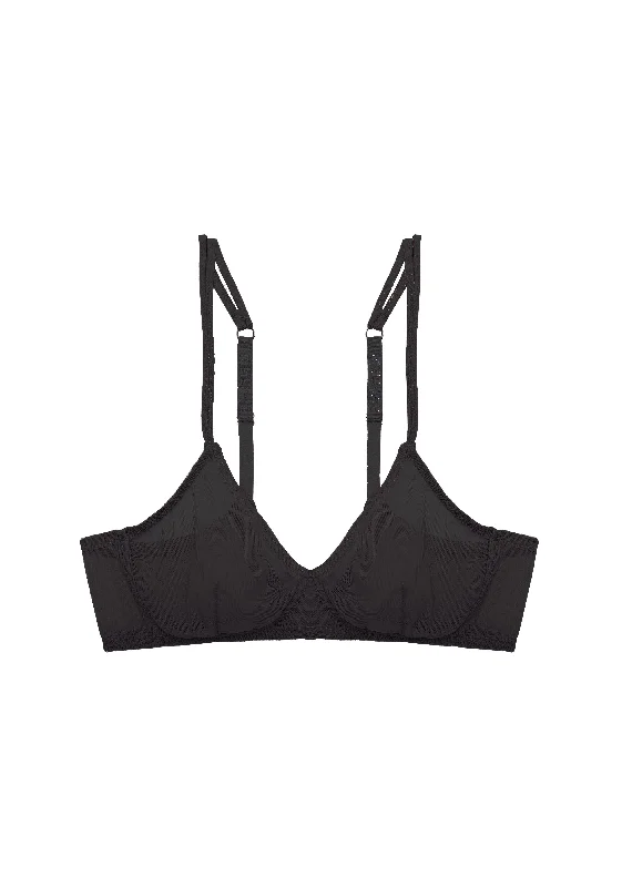 Gia Triangle Bra in Black