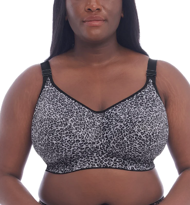 Goddess Celeste Support Softcup Bra (6114) - Gray Leopard