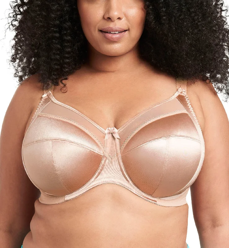 Goddess Keira Support Underwire Bra (6090) - Fawn