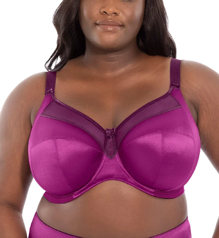 Goddess Keira Support Underwire Bra (6090) - Magenta Mix