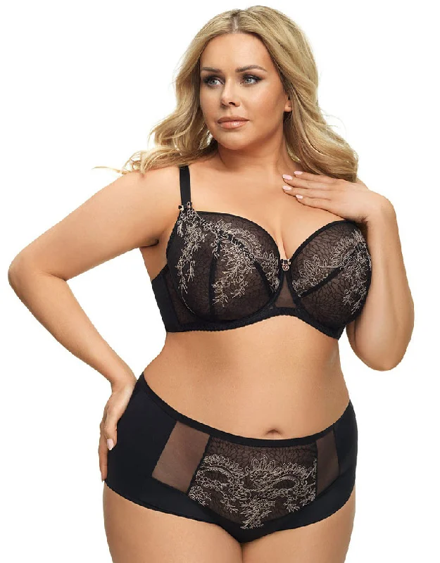 Gorsenia Dayana Full Cup Bra Black