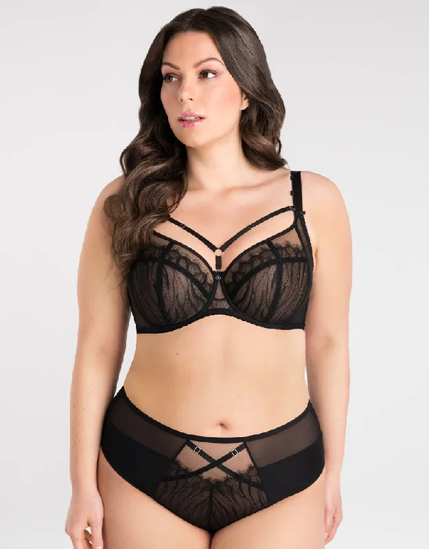 Gorsenia Inessa Full Cup Bra Black