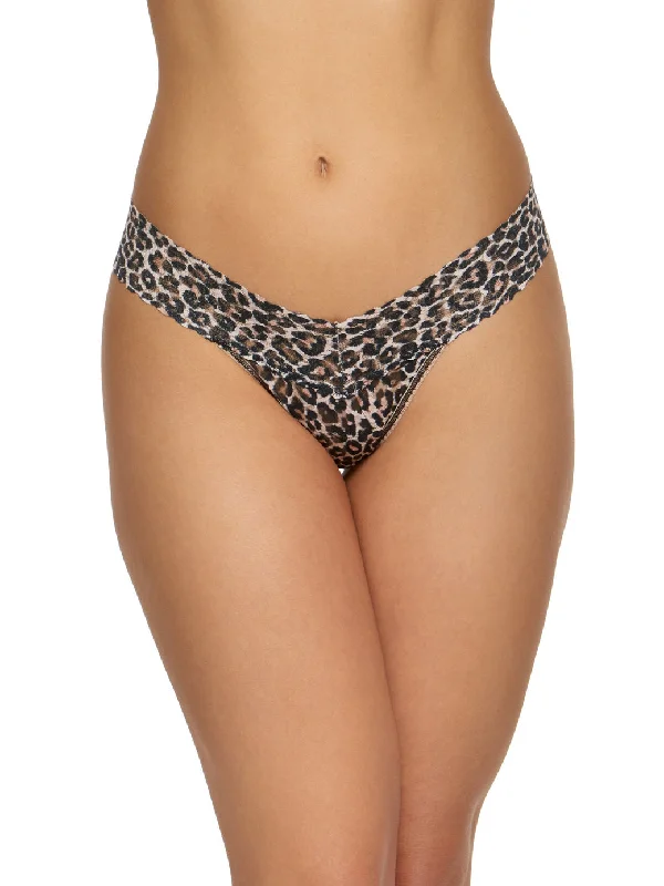 Hanky Panky Rolled Classic Leopard Low Rise Thong