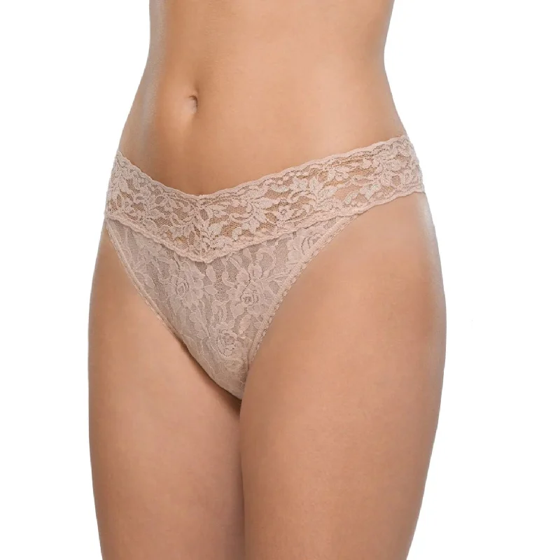 Hanky Panky Signature Lace Original rise Thong in Nude