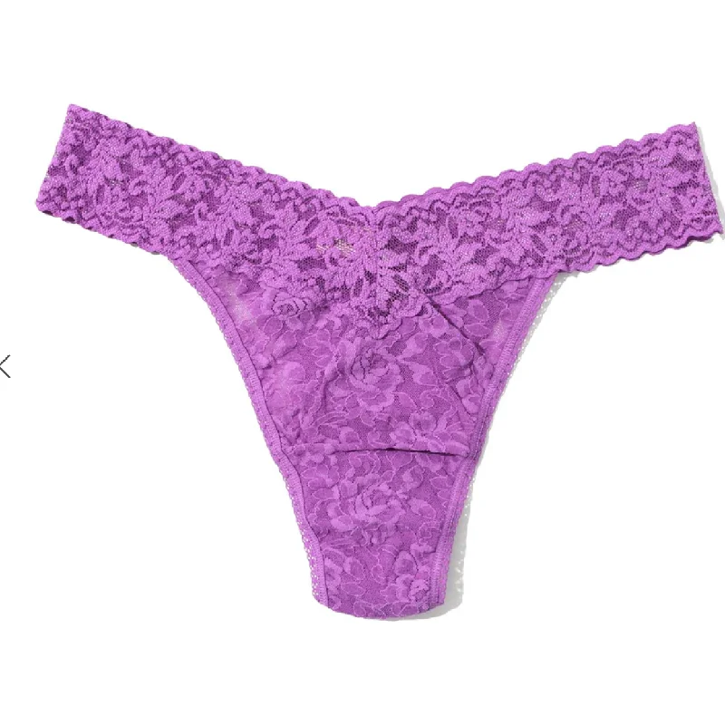 Hanky Panky Signature Original Rise Lace Thong Violet Haze Purple