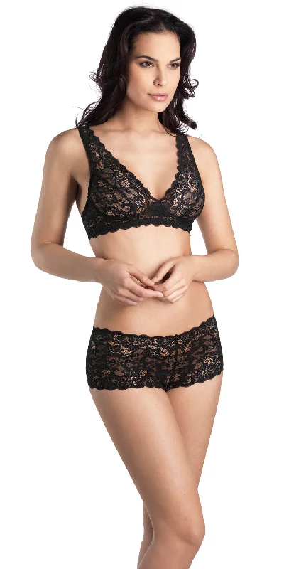 Hanro Luxury Moments All Lace Soft Cup Bra - Black