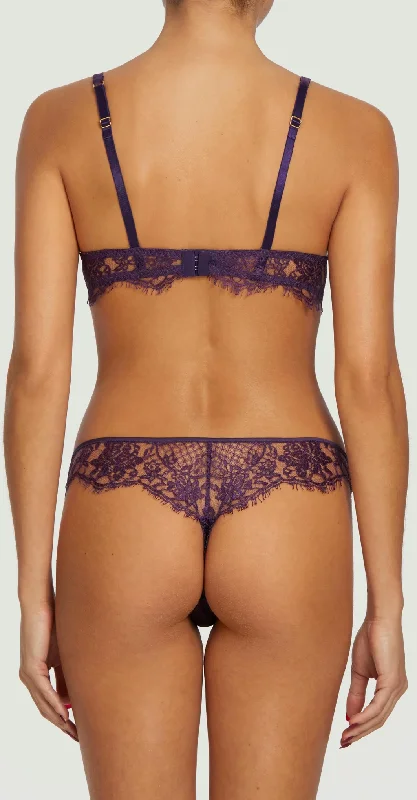 Hera Skirted Thong In Violet