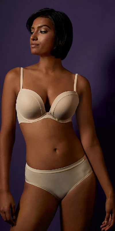 Infinite Possibilities Plunge Bra - Almond