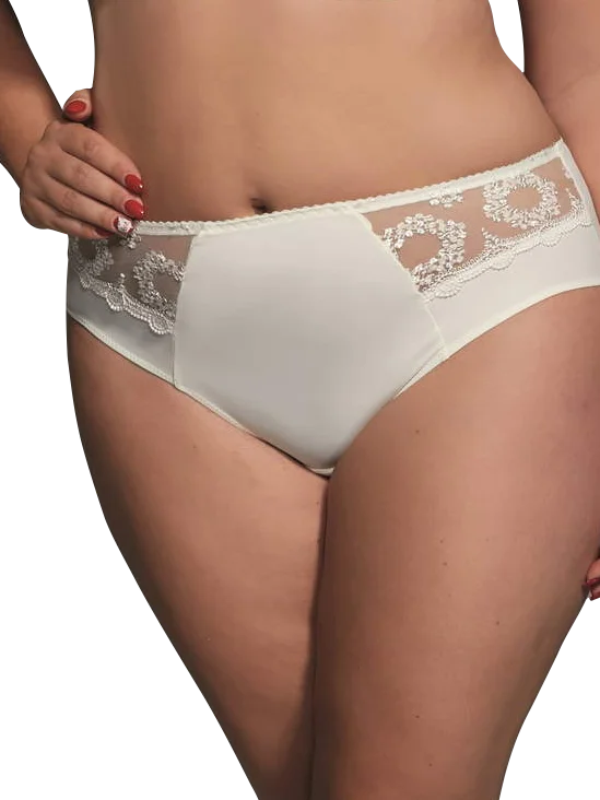 Ivory Fortuna High Rise Briefs