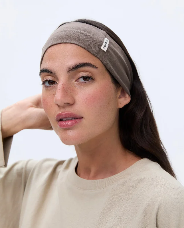 Jersey Headband - Cocoa Brown