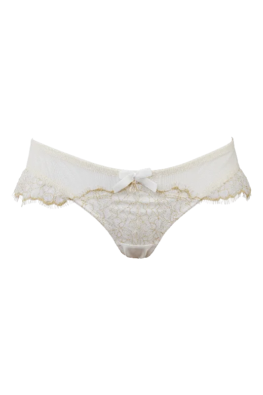 Karine Bridal Ivory/Gold Brief Curve