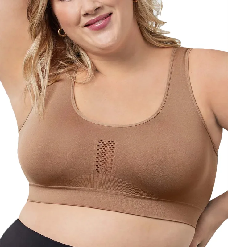 Leading Lady Steffi Cooling Sporty Bralette (5522) - Truffle